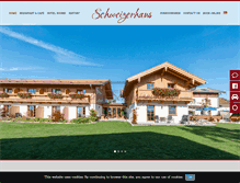 Tablet Screenshot of pensionschweizerhaus.de